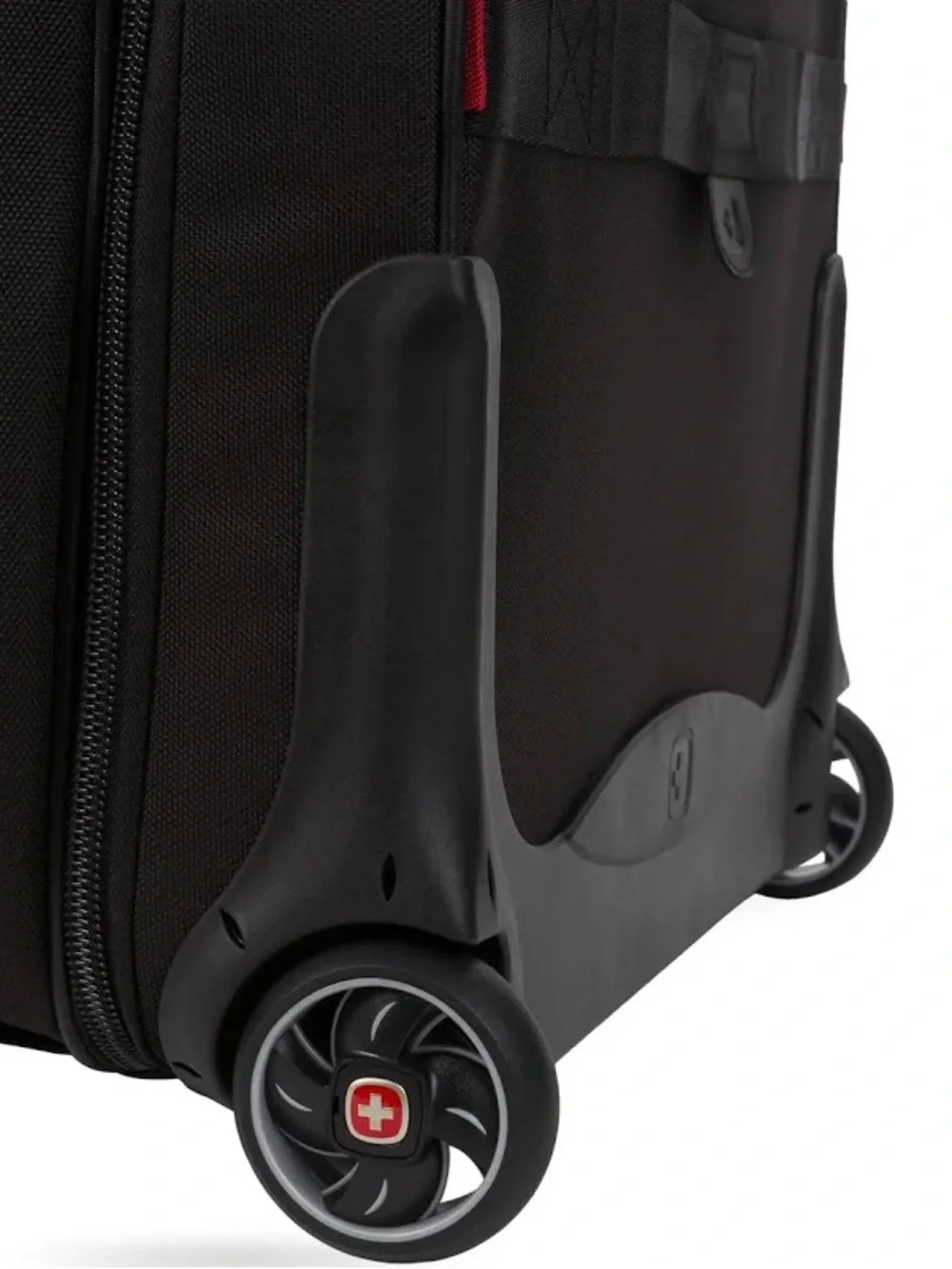 SwissGear Black Laptop Briefcase with Blue Accent